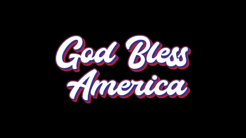 God Bless America 4K wallpaper