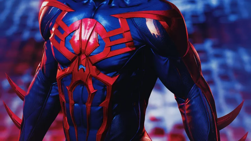 Spider-Man 2099 4K iPhone wallpaper