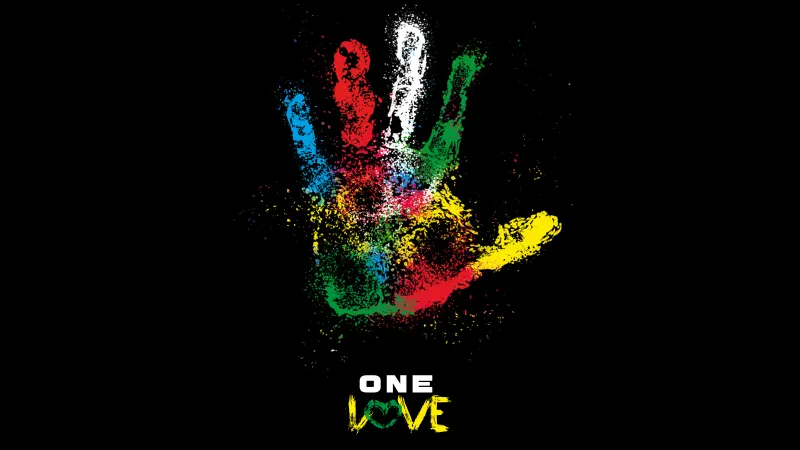 Bob Marley, One Love, 10K, Musical, 5K, 8K, Black background, AMOLED