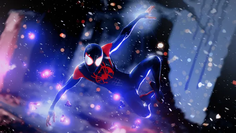 Wallpaper ID: 501499 / 4K, Spider-Man, movies, Marvel Comics, animated  movies, Spider-Man: Into the Spider-Verse, Miles Morales free download