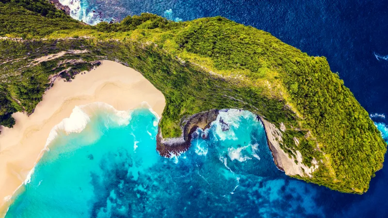 Kelingking Beach wallpaper, Nusa Penida, Bali