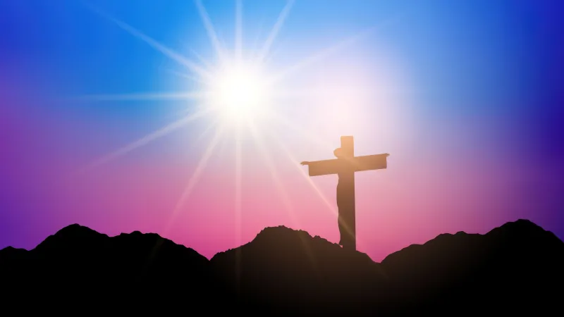 Cross wallpaper, Silhouette