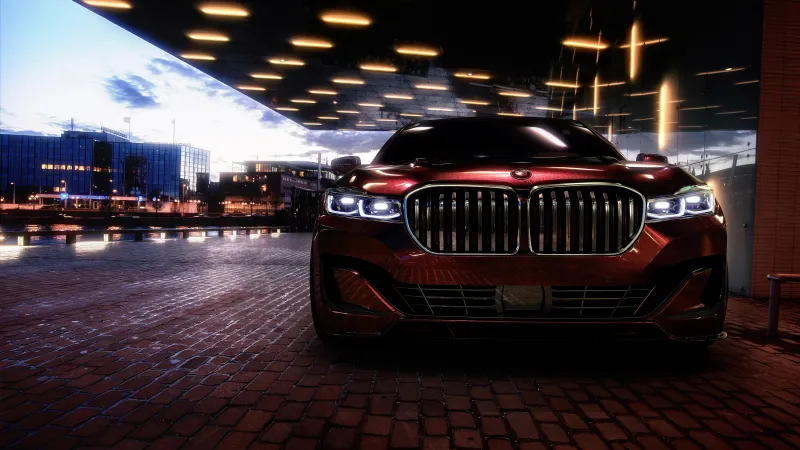 BMW 7 Series, CGI, 5K