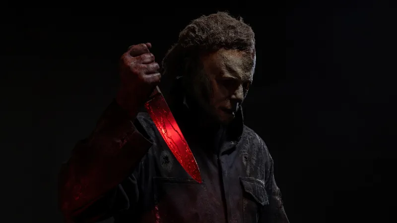 Michael Myers Spooky, Halloween, Dark background, Scary, 5K, 8K wallpaper