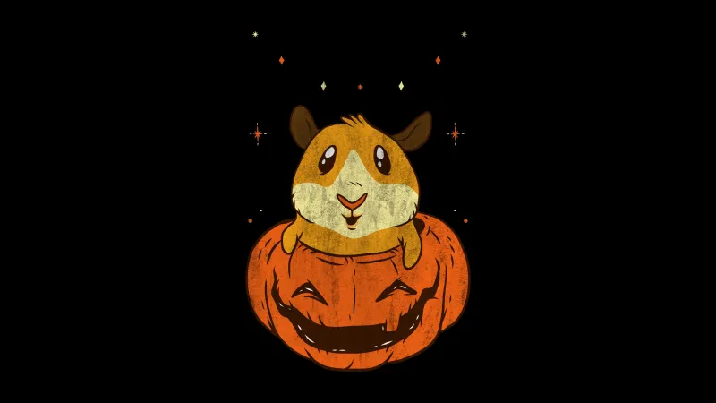 Cute Halloween AMOLED Wallpaper