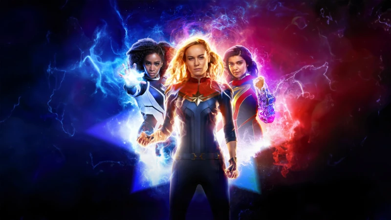 The Marvels, Superheroes, Captain Marvel, Ms. Marvel, Monica Rambeau