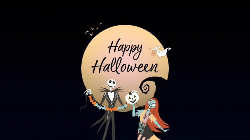 Happy Halloween, AMOLED, 5K background