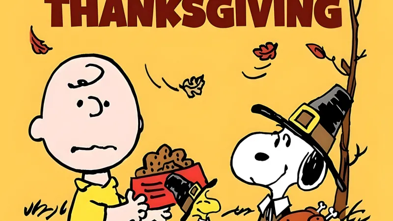 Snoopy, Charlie Brown, Thanksgiving iPhone Wallpaper