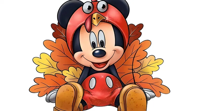 Minnie Mouse, Disney thanksgiving, 4K iPad wallpaper