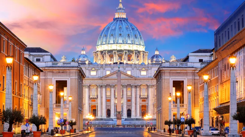 St. Peter's Basilica 5K wallpaper, Vatican City