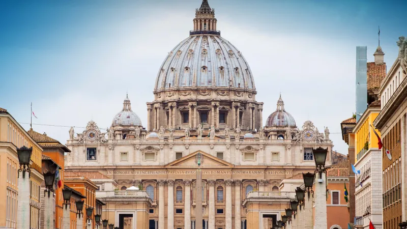 St. Peter's Basilica, Vatican City, 4K wallpaper