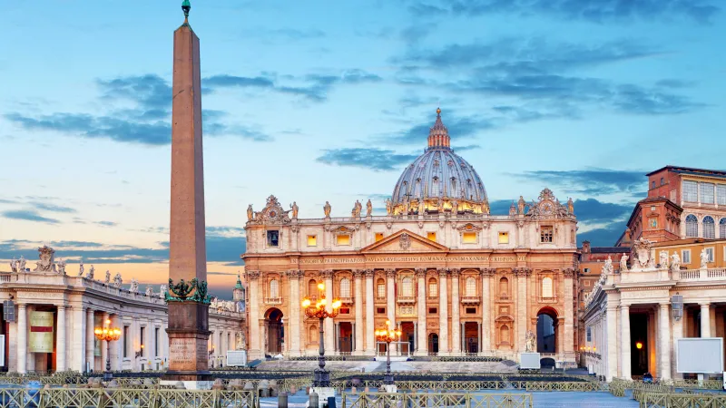 St. Peter's Basilica, Vatican City, 5K wallpaper