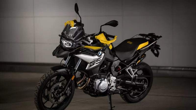 BMW F 750 GS wallpaper, Edition 40 Years GS, Adventure bike, Yellow accents, 2020