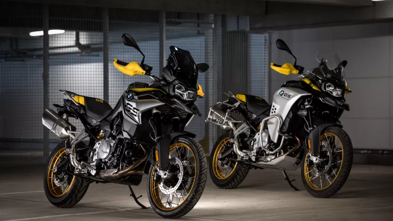 BMW F 850 GS wallpaper, Edition 40 Years GS, Adventure motorcycles, Parking garage