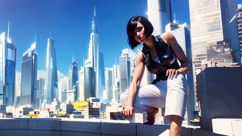 Faith, Mirror's Edge, Ultrawide Triple Monitor Wallpaper
