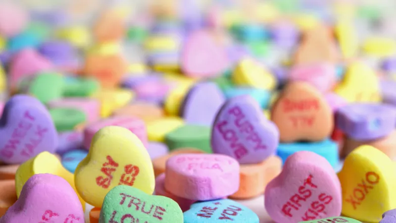 Heart Candies 5K Wallpapers