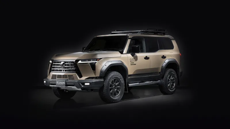 Lexus GX 550 Overtrail, 2024, Dark background, 5K, 8K