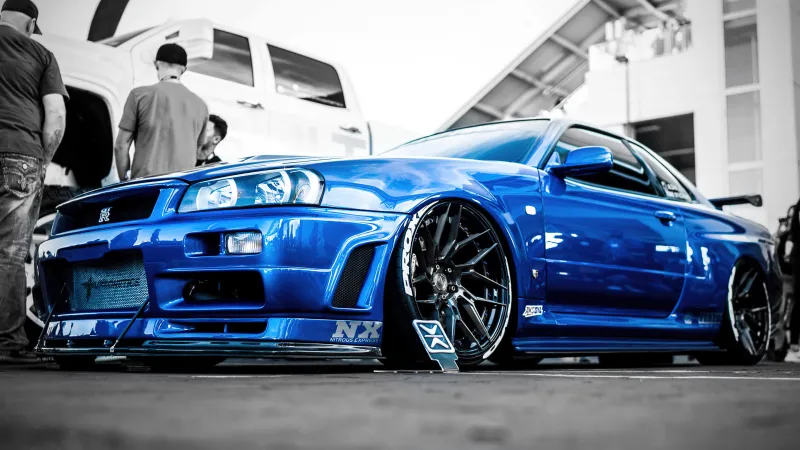 Nissan Skyline GTR R34 Poster