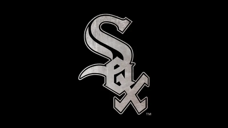 Chicago White Sox, MLB Baseball team, Desktop background 5K, Black background