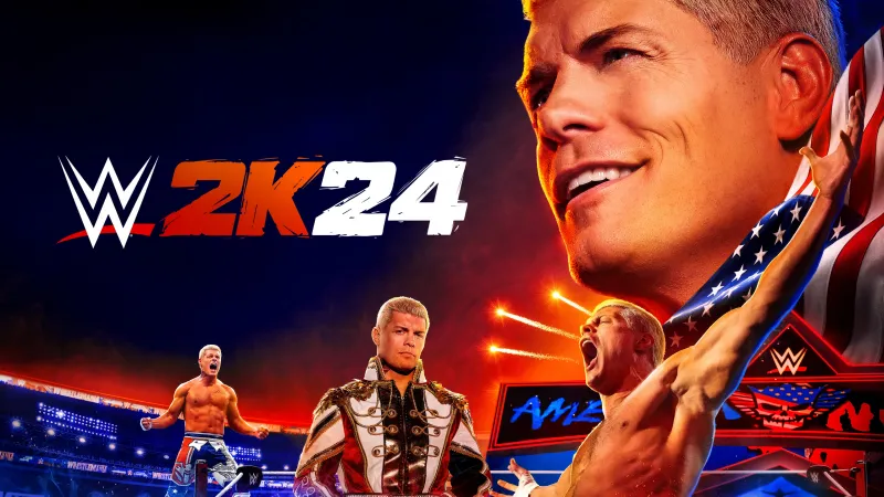 WWE 2K24 2024 Games, Cody Rhodes, PlayStation 5, PlayStation 4, Xbox One, Xbox Series X and Series S, PC Games
