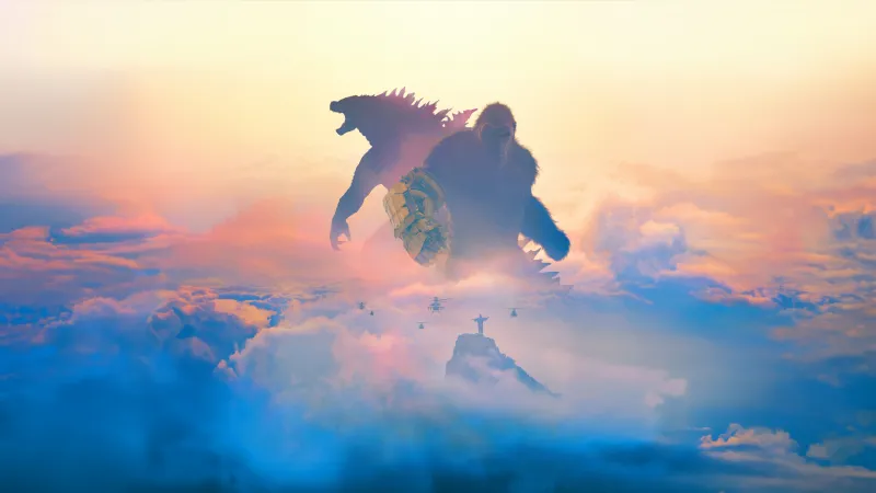 Godzilla x Kong: The New Empire, 8K background