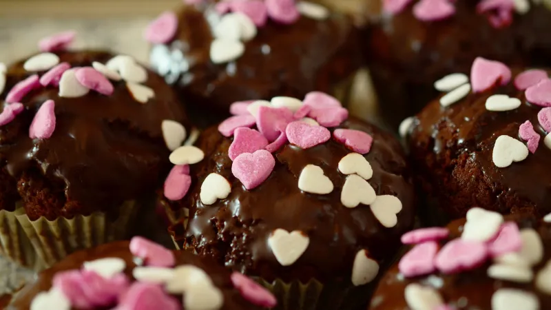 Cupcake muffins wallpaper