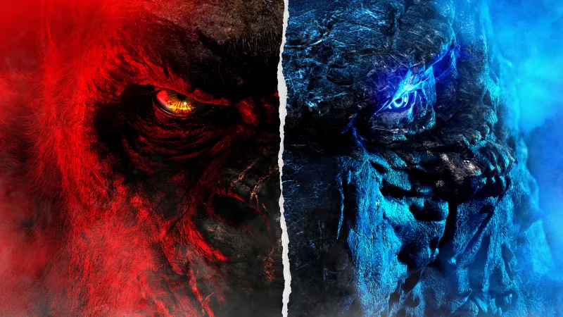 Godzilla vs Kong 8K wallpaper