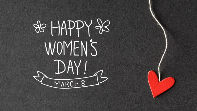 Women's Day, Red heart
