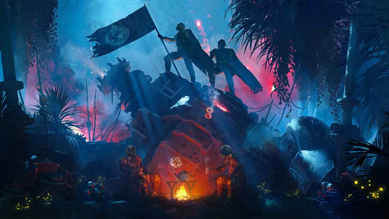 Helldivers 2 Fan art, 5K background
