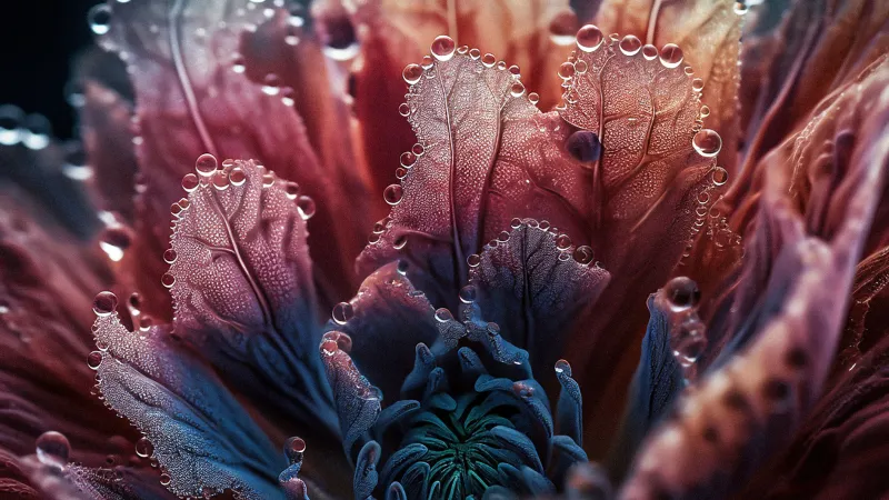 flower water droplets, macro photography, petal, stamen, pistil, nature freshness, beauty wallpaper