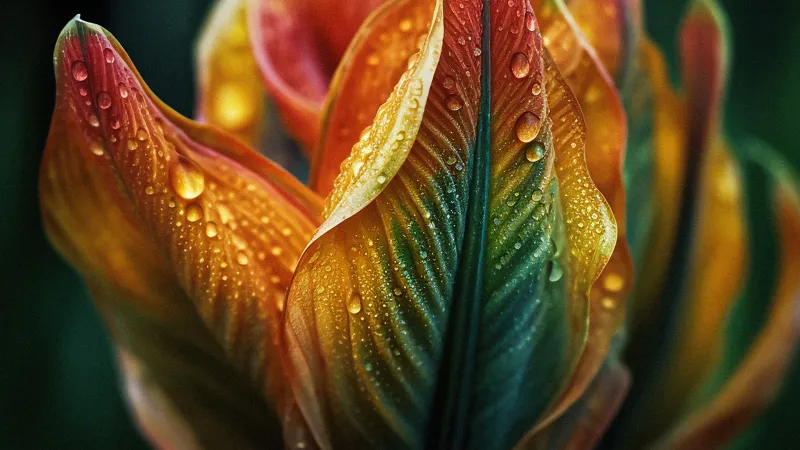 flower water droplets, macro photography, petal, stamen, pistil, nature freshness, beauty wallpaper