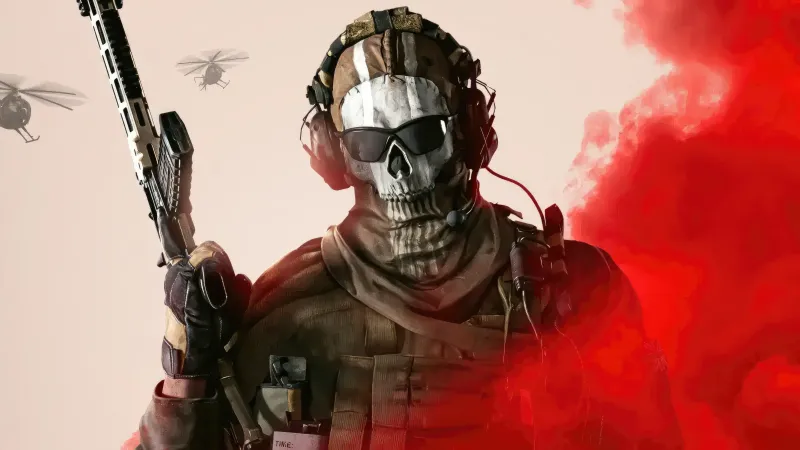 Call of Duty Warzone Mobile, 5K wallpaper, Ghost