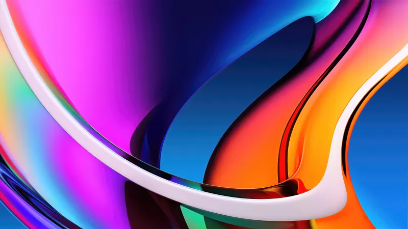 Apple iMac, Colorful, Stock, Retina Display, Gradients, Aesthetic, 5K, 8K