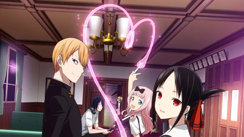Kaguya-sama: Love Is War, Miyuki Shirogane, Kaguya Shinomiya, Chika Fujiwara, Ai Hayasaka