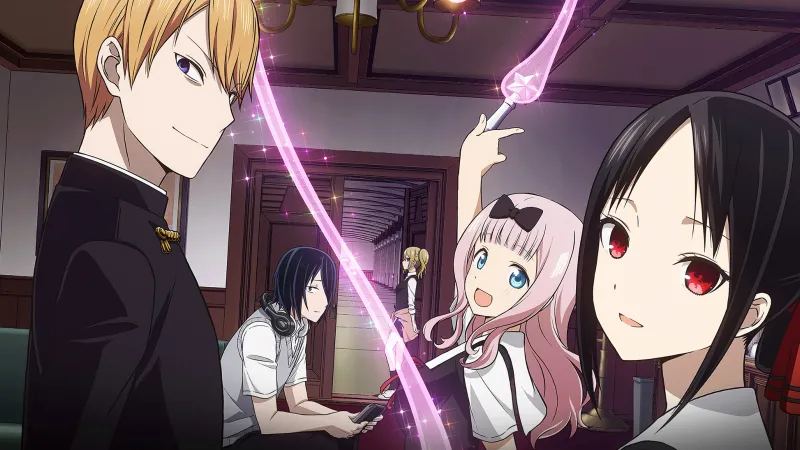 Kaguya-sama: Love Is War, Miyuki Shirogane, Kaguya Shinomiya, Chika Fujiwara, Ai Hayasaka