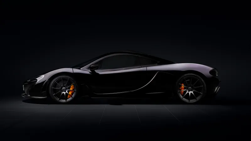 McLaren P1, 8K wallpaper, Dark background