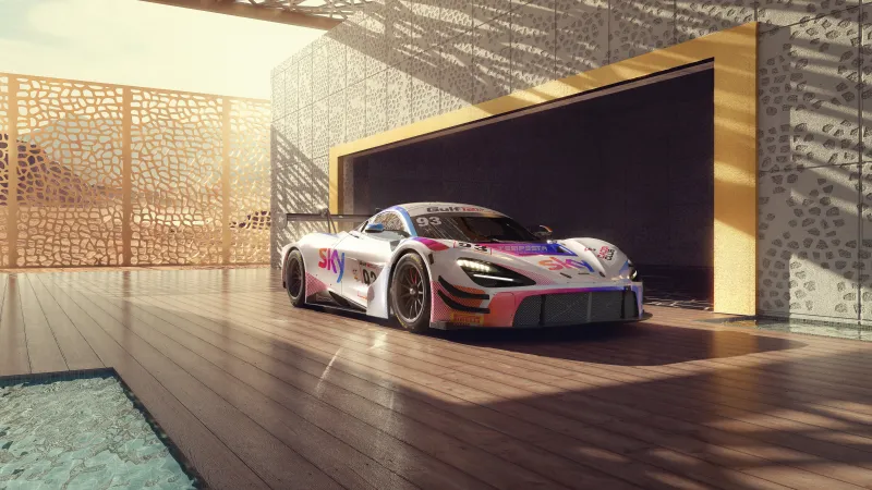 McLaren 720S GT3, 8K wallpaper
