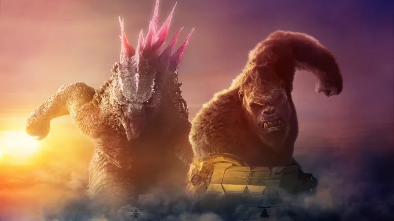 Godzilla x Kong: The New Empire, 8K wallpaper, Movie poster, 2024 Movies