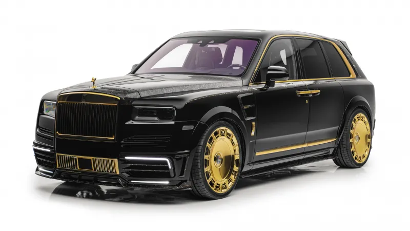 Rolls-Royce Cullinan, Mansory, 2024, 5K, 8K wallpaper, Black cars