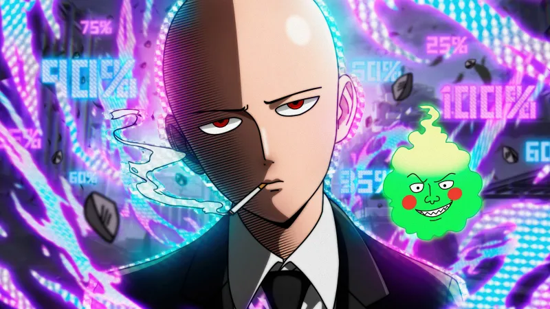 Saitama, Fan Art, One Punch Man, 5K wallpaper