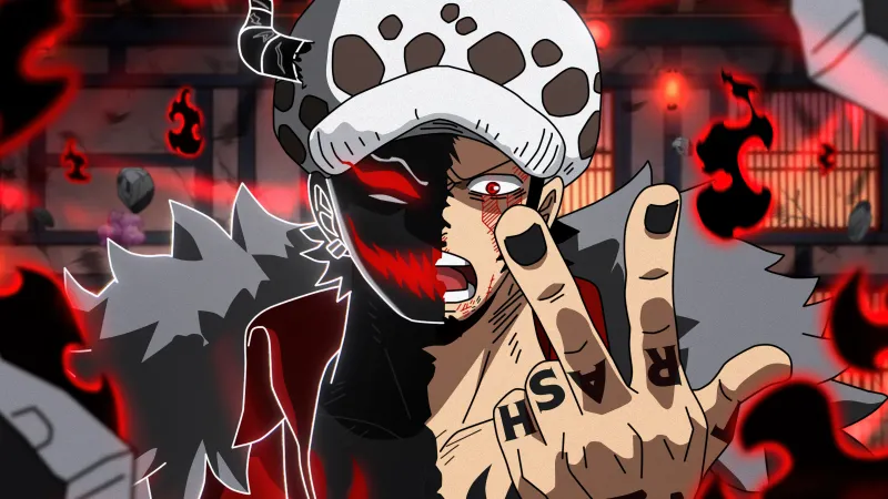 Trafalgar Law, Fan Art, One Piece, 5K wallpaper