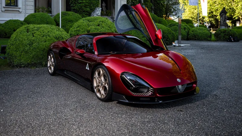 Alfa Romeo 33 Stradale, 5K wallpaper