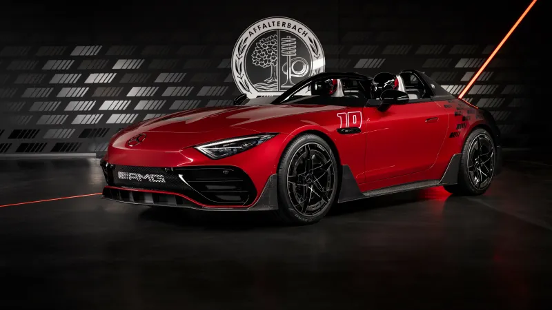 Concept Mercedes-AMG PureSpeed, 2024, 5K wallpaper, Red cars
