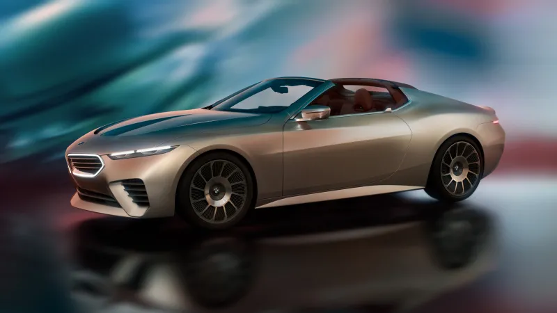 BMW Concept Skytop wallpaper, Roadster, Rose gold, Motion blur, 2024, 8K
