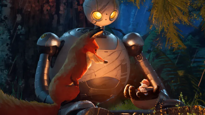 The Wild Robot, Animation movies, 2024 Movies, 5K wallpaper