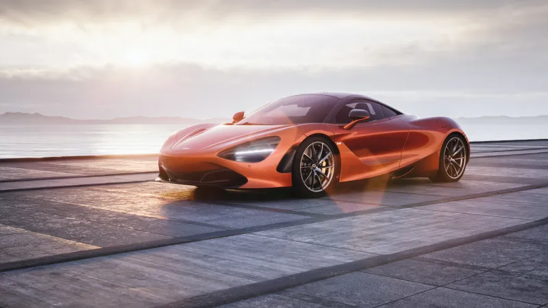 McLaren 720S 5K Wallpaper, Orange cars, Sports car