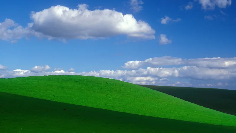 Green landscape, Windows XP wallpaper