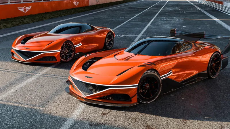 Genesis X Concept, Concept cars, Race track, 4K wallpaper