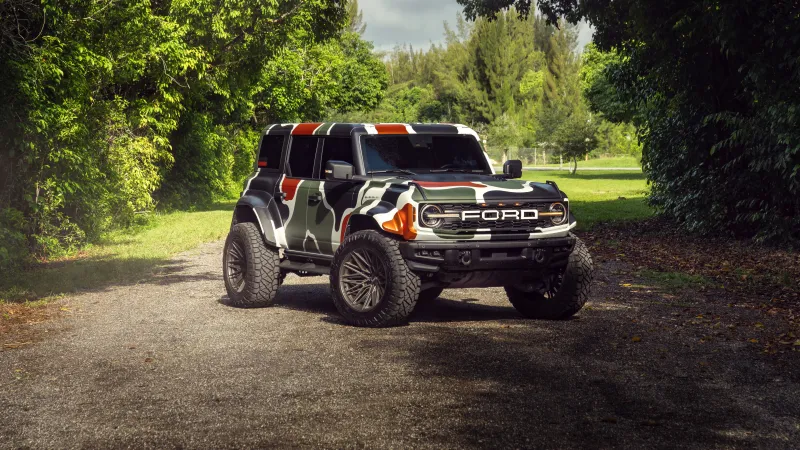 Ford Bronco Raptor, Aesthetic, 5K, 8K wallpaper, Outdoor