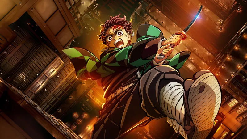 Tanjiro Kamado, Demon Slayer: Kimetsu No Yaiba Infinity Castle, 2025 Movies, Anime movie, 5K wallpaper